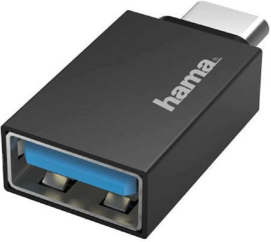 HAMA Converter USB-C male to USB-A female 1pcs 00200311