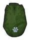 Vitakraft Hundemantel Fleece / Wasserdicht Grün mit Rückenlänge 25 cm.