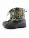 Kids Wellies with Internal Lining Khaki