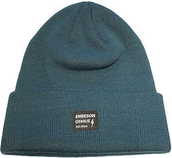 Emerson Beanie Unisex Σκούφος Πλεκτός σε Πράσινο χρώμα