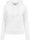 Fleece Kinder-Sweatshirt mit Kapuze Weiß