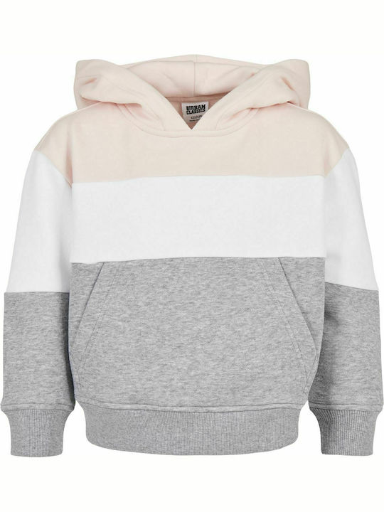 Kinder-Sweatshirt mit Kapuze und Taschen Gray