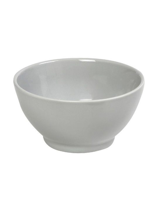 Espiel Essentials Müslischüssel Rund Keramik Grey mit Durchmesser 11cm 1Stück
