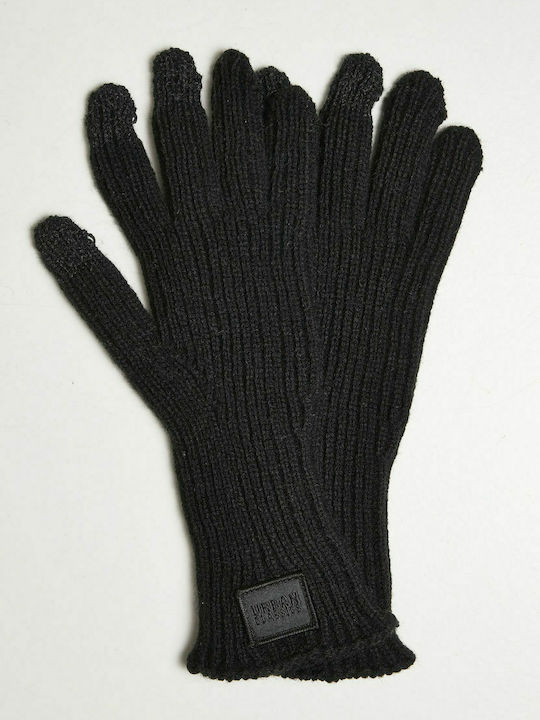 Urban Classics TB4581 Μαύρα Ανδρικά Πλεκτά Γάντια