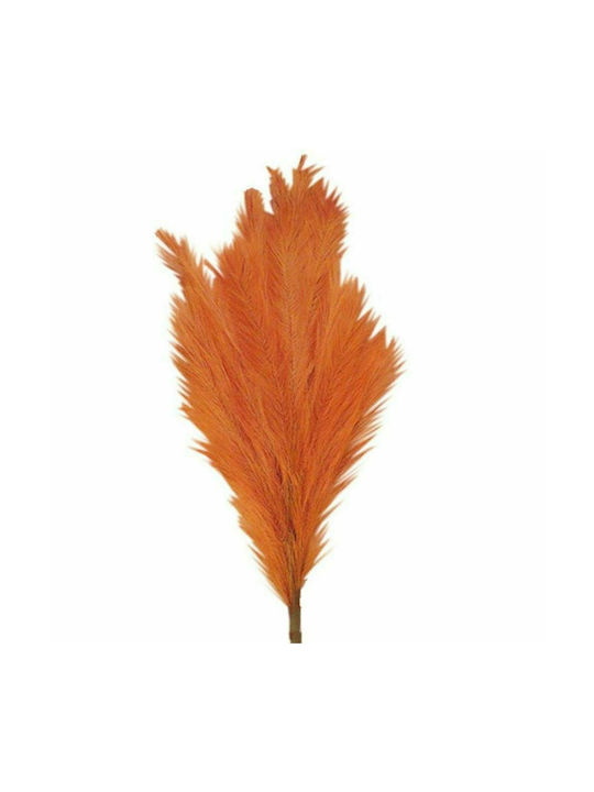 Art et Lumiere Artificial Decorative Branch Pampas Grass Orange 100cm 1pcs