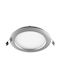 Atman Στρογγυλό Χωνευτό LED Panel 18W με Ψυχρό Λευκό Φως 6000K 22εκ.