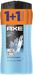 Axe Ice Chill 3 in 1 Shower Gel for Men 2x400ml