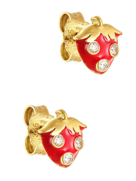 Earring Gold 9K Strawberries