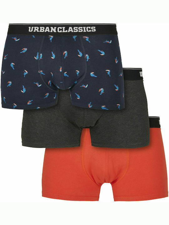 Urban Classics Herren Boxershorts Navy / Grey /...