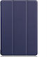 Tri-Fold Flip Cover Δερματίνης Μπλε (Galaxy Tab A7 Lite)