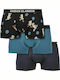 Ανδρικά Μποξεράκια Teddy Aop/Jasper/Navy 3Pack