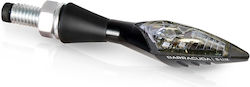 Barracuda Flash Motocicletă Negru LED 2buc