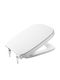 Roca Bakelite Soft Close Toilet Seat White Debba 44.2cm