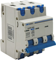 Aca 3-Poles Automatic Circuit Breaker 25A DY02060365