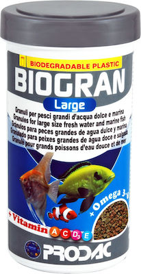 Prodac Biogran Large Τροφή για Ψάρια Κιχλίδες σε Κόκκους 250ml 100γρ.