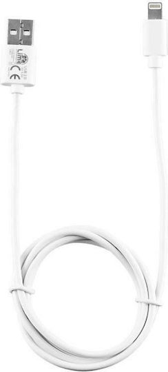 Lime USB to Lightning Cable Λευκό 2m