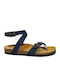 Leather Women's Flat Sandals Anatomic Marino