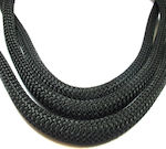 Mountaineering cord round 10mm/metre Black