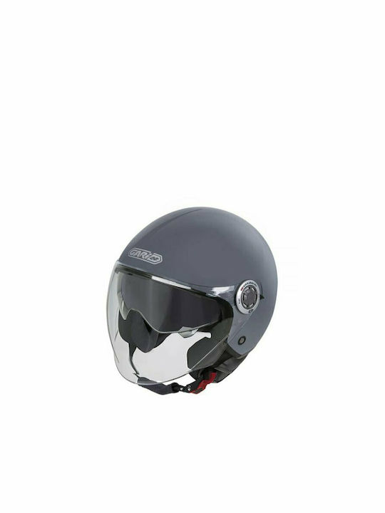 Garibaldi G20 Glossy Dark Grey Κράνος Μηχανής J...