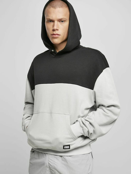 Urban Classics Hanorac cu Glugă Light Asphalt /...