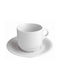 GTSA Σετ Φλιτζάνια Espresso από Πορσελάνη Λευκά 70ml 24τμχ