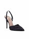 MOYO M990 BLACK SLINGBACK PUMPS