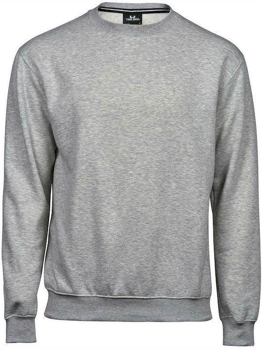 Tee Jays Heavy Men's Long Sleeve Promotional Sweatshirt Heather Grey 21554123