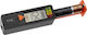 TFA 98.1126.01 Digital Battery Tester with Battery Size Adjustment Lever