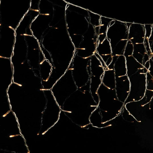 200 Lichterketten LED 2m. x 100cm Warmes Weiß Typ Regen