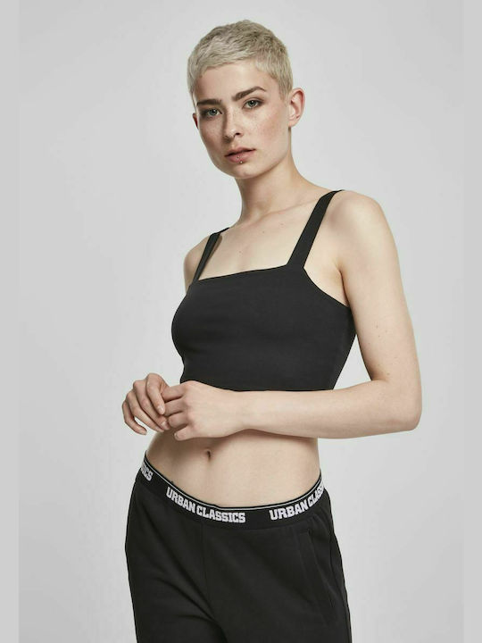 Urban Classics 2Pack Αμάνικο Crop Top Μαύρο