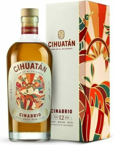 Cinabrio 12 Year Old Rum 12 Years 40 Percent 700ml in a Box