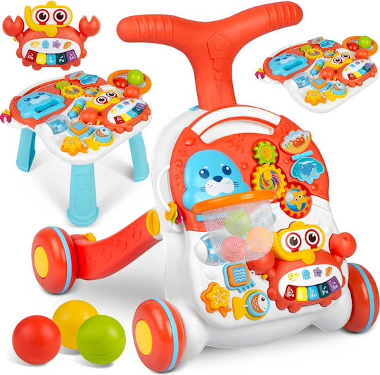 Ricokids Game Table for 12+ Months Red