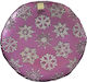 Espiel Christmas Platter Glass Pink L34xW34xD34cm.
