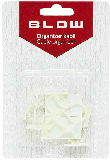 Blow DM-42-107 Kabelclips-Organizer 6Stück Weiß