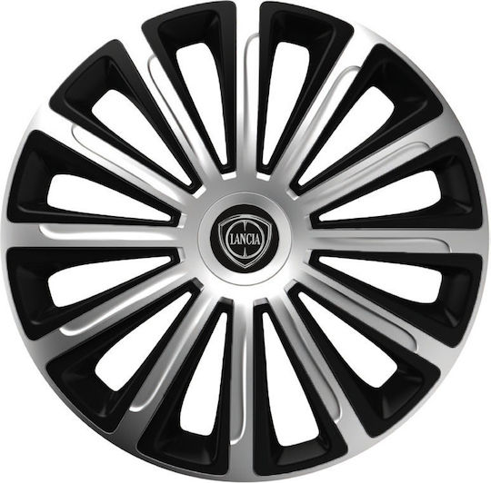 Versaco Car Hubcap Set Trend with Lancia Emblem 13" 4pcs Silver