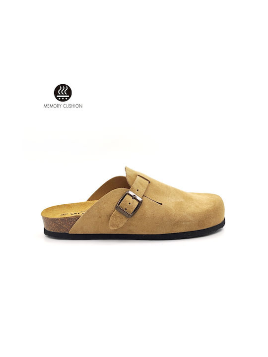 Plakton Anatomic Clogs Tan