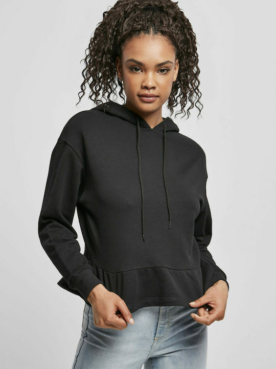 Urban Classics Women's Sweatshirt Hooded Black
