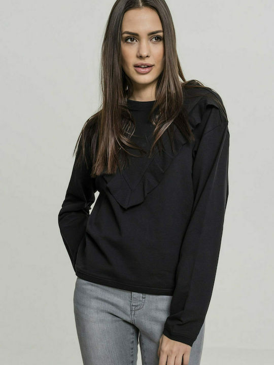 Urban Classics TB1966 Women's Sweatshirt Black