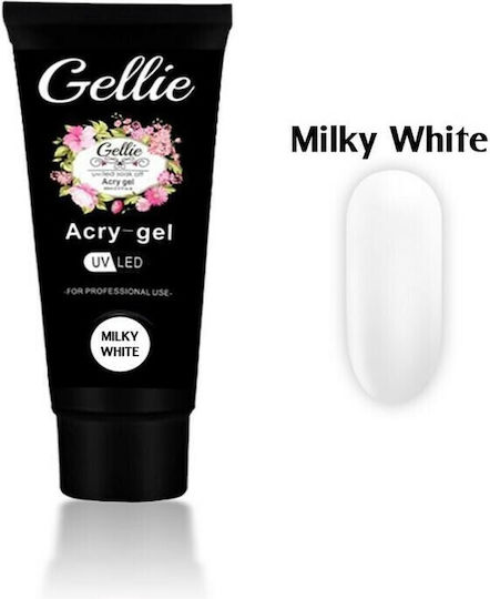 Gellie Acrygel Falsche Nagelgel Milky White 60ml