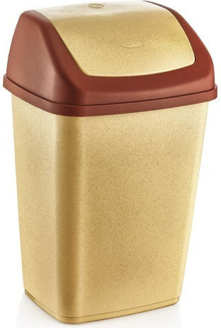 Cyclops Cyclops Kunststoff Mülleimer Mit Schwimmendem Deckel Beige 10lt