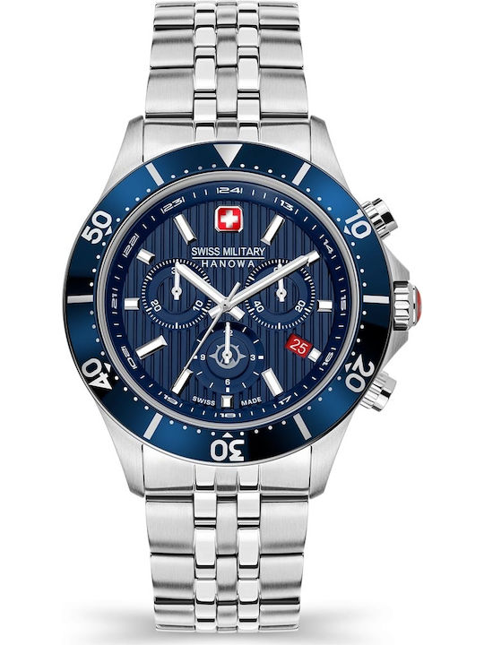 Swiss Military Hanowa Hanowa Flagship X Ceas Baterie cu Brățară Din Metal Swiss Military Hanowa Hanowa Flagship X Ceas Baterie cu Brățară Din Metal