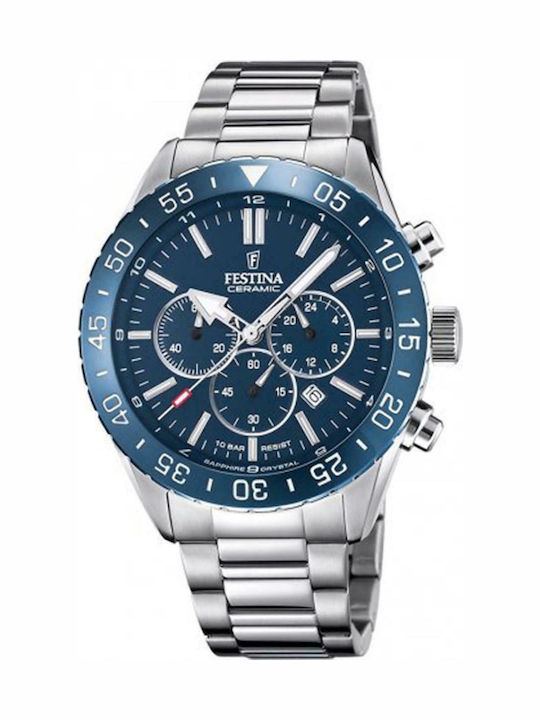 Festina Watch Battery with Metal Bracelet