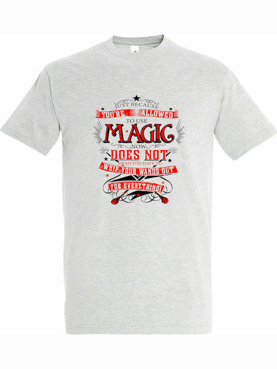 T-shirt Unisex " Allowed to Use Magic, Harry Potter ", Ash