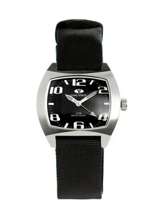 Bracelet Caoutchouc Noir TIME FORCE Pour Montre - Largeur 21/12 Mm - Neuf Avec étiquettes