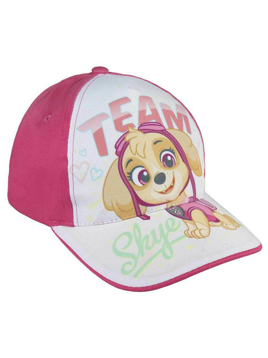 Cerda Kinderhut Jockey Stoff Paw Patrol Rosa