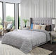 Flamingo Bettbezug Großes Doppelbett 220x240cm Bistrol Grey
