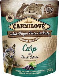 Brit Carnilove Pouches Grain Free Wet Dog Food Pouch with Carrot and Fish 1 x 300gr