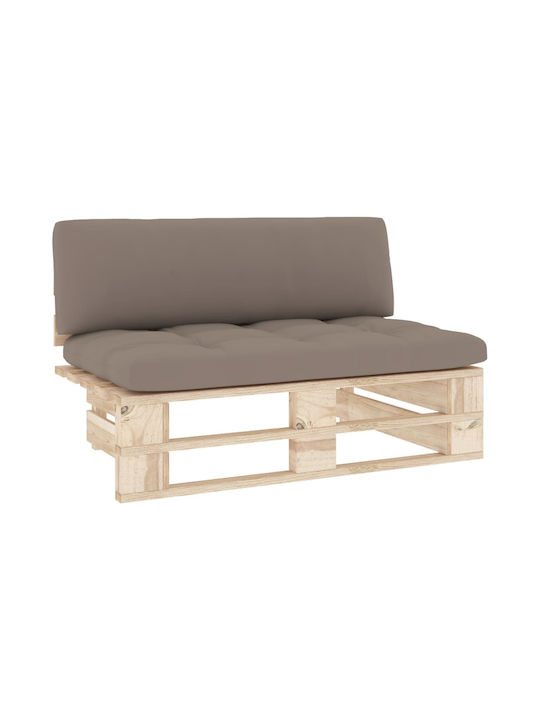Zweisitziges Sofa Außenbereich aus Paletten mit...