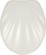 Wenko Premium Καπάκι Λεκάνης Ξύλινο 38x46cm Λευκό