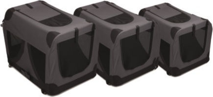 M-Pets Geantă pentru transport câine Gri M51xL33xA33cm.